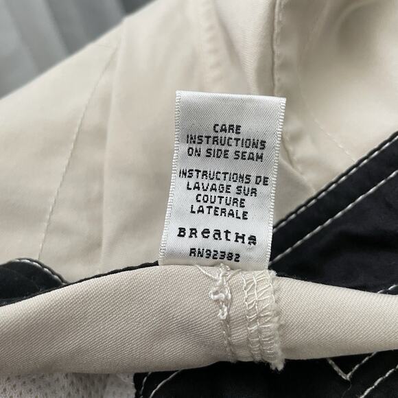 PrAna Pants Womens Size Large Khaki Tan Low Rise Cargo Nylon Hiking Gorpcore - Picture 7 of 14